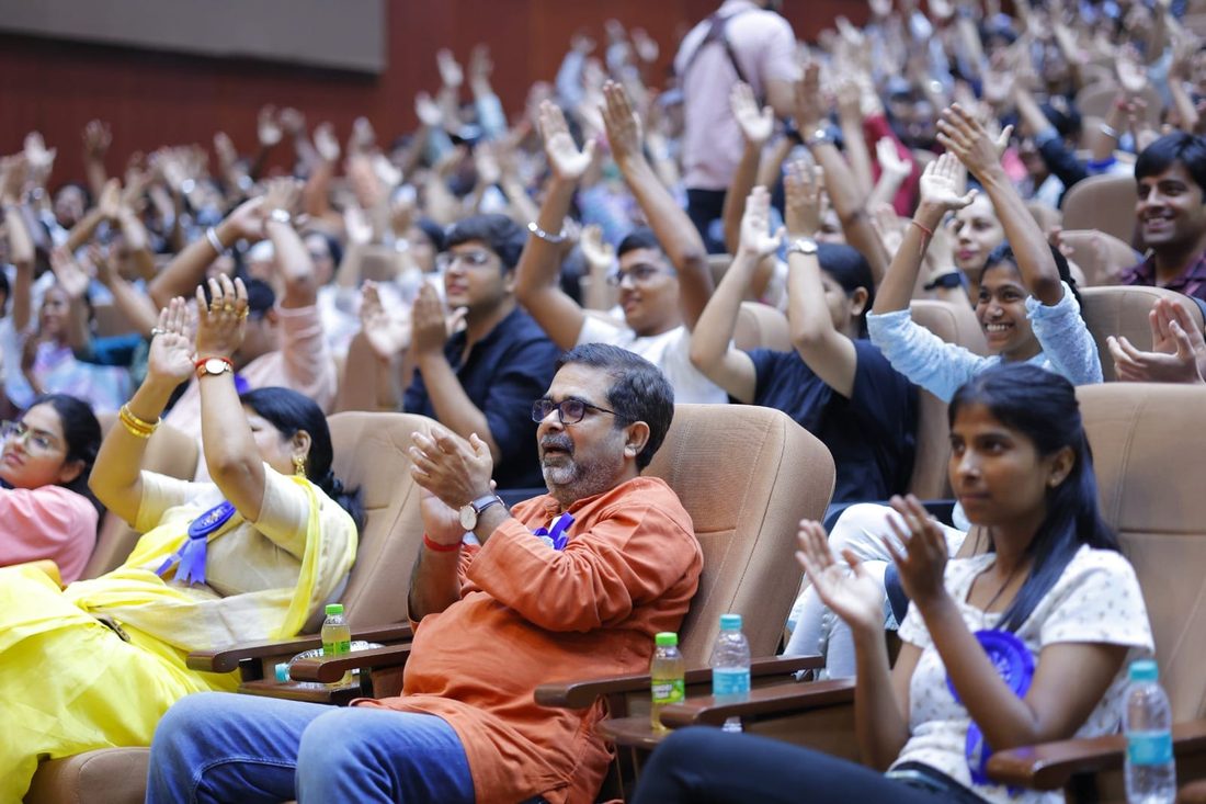 A hall full of applause