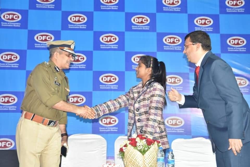 Honoured at an official event