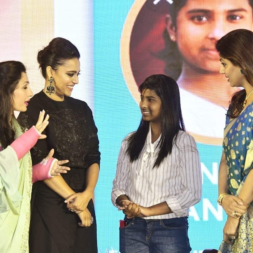 Sharing the stage